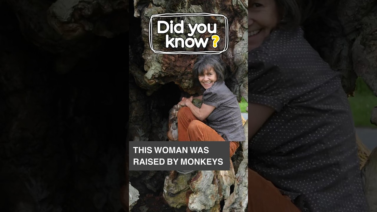 This woman was raised by monkeys!