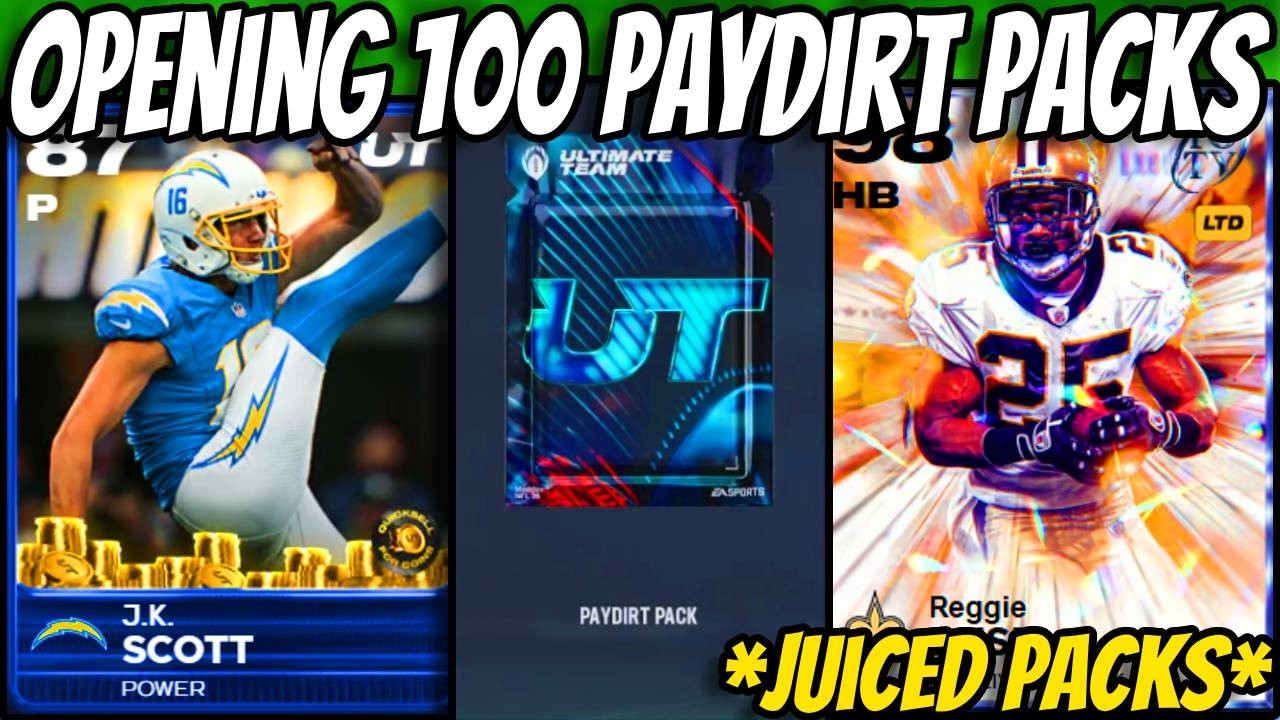 Я открыл 100 паков Paydirt в Madden 26!! Paydirt — ЛУЧШИЕ паки в Madden!!
