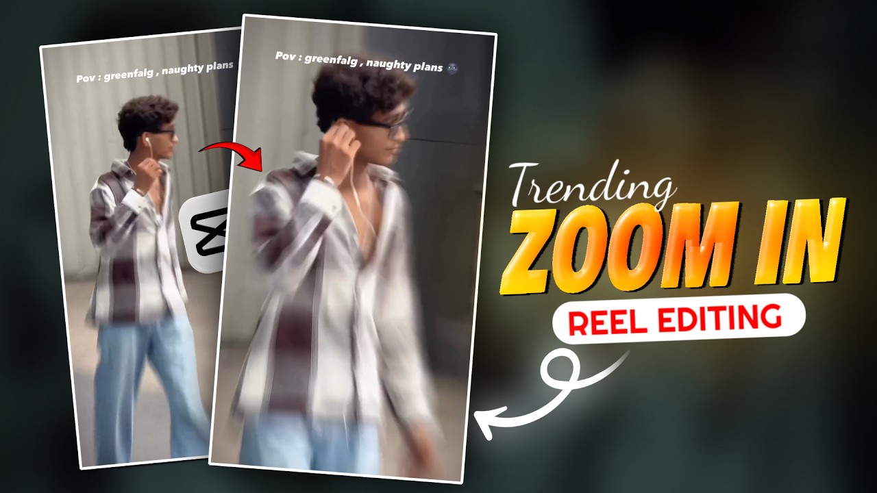 Trending Zoom In Transition Reel Editing In Capcut | Capcut Edit Tutorial
