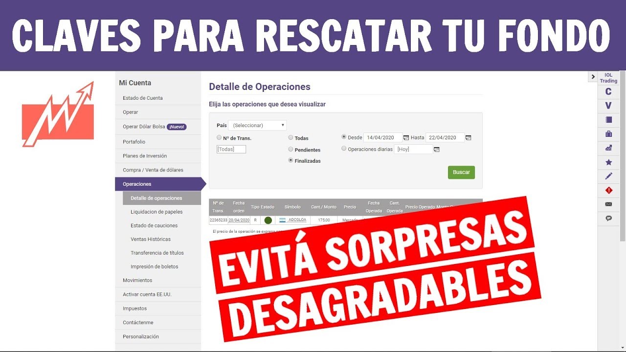 Cómo RESCATAR un FONDO COMÚN DE INVERSIÓN: Te explico todos los detalles con un EJEMPLO