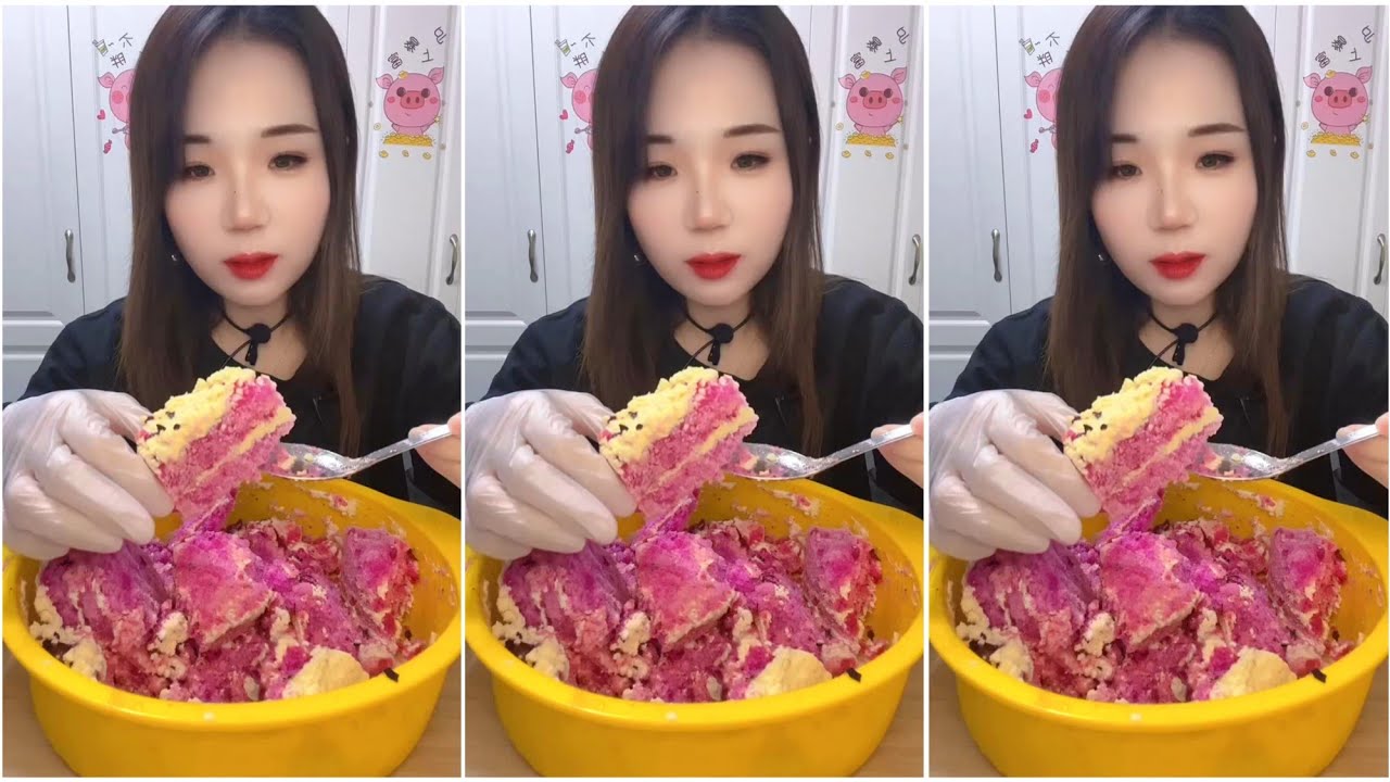 ASMR ICE EATING with MILK POWDER | RELAX VIDEO