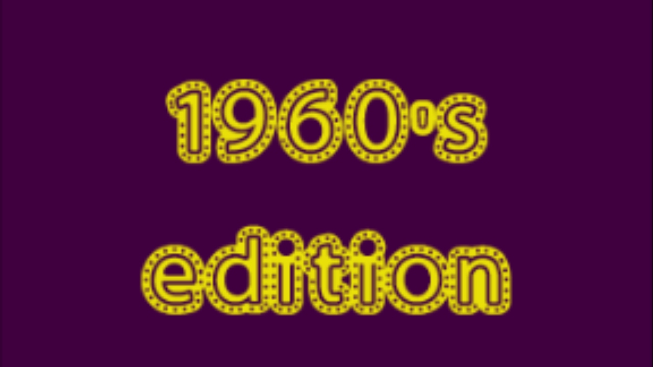 Television Theme Song Trivia Game - 1960's Edition