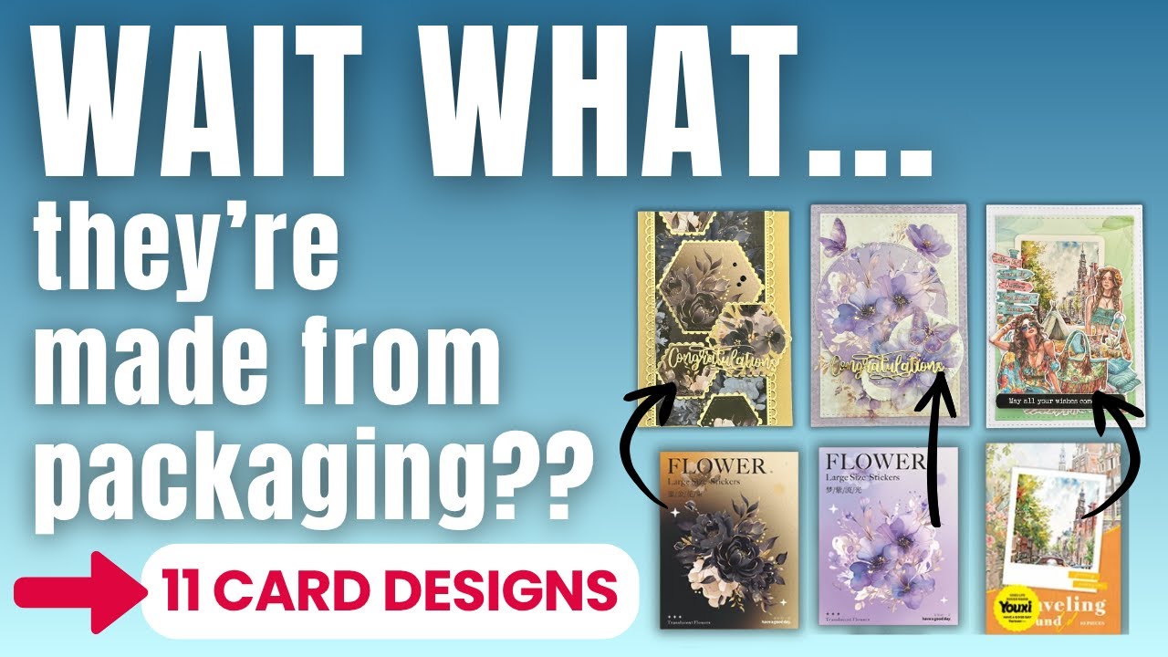 You Won’t Believe This is Packaging! | Creative Card Ideas Using Product Packaging | Journalsay