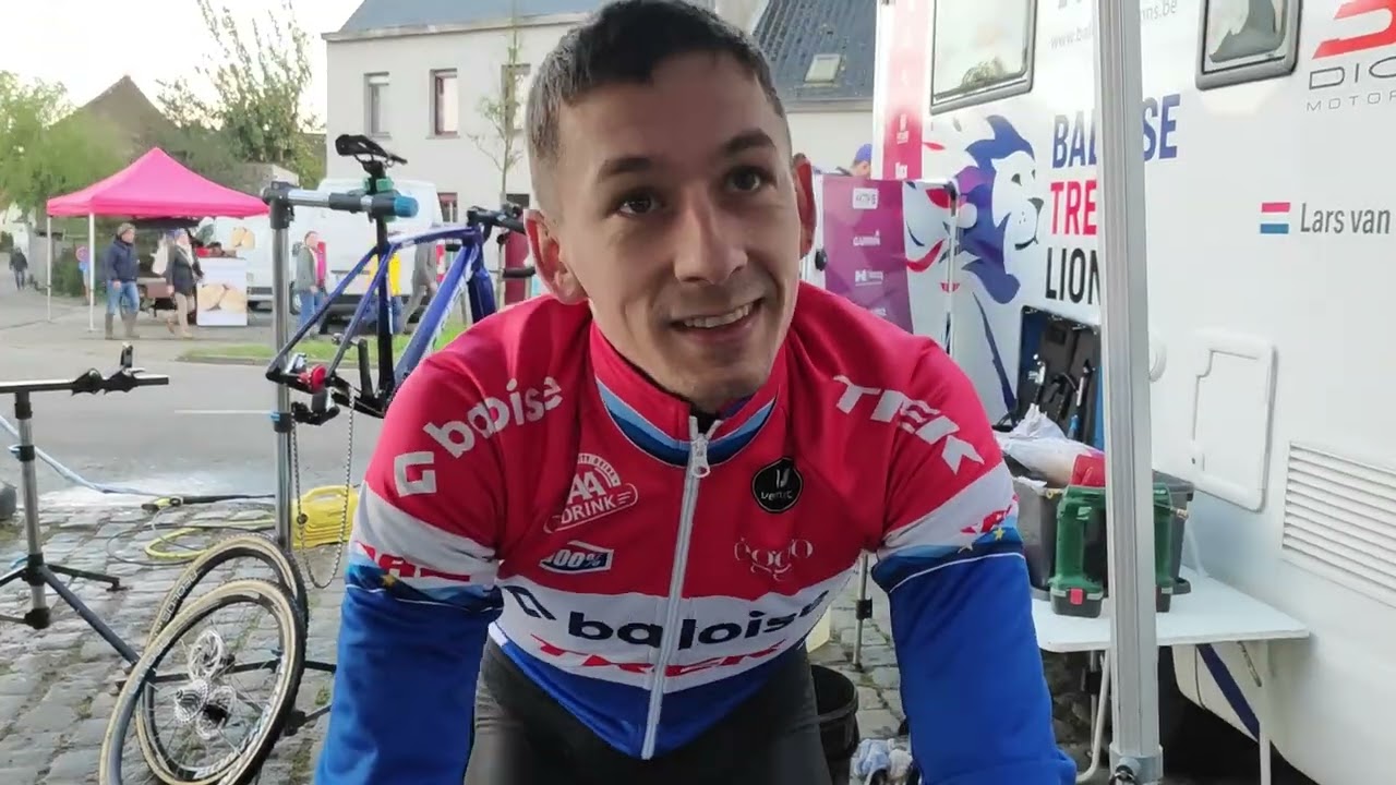 Reactie Lars Van der Haar na zijn tweede plaats in de Koppenbergcross