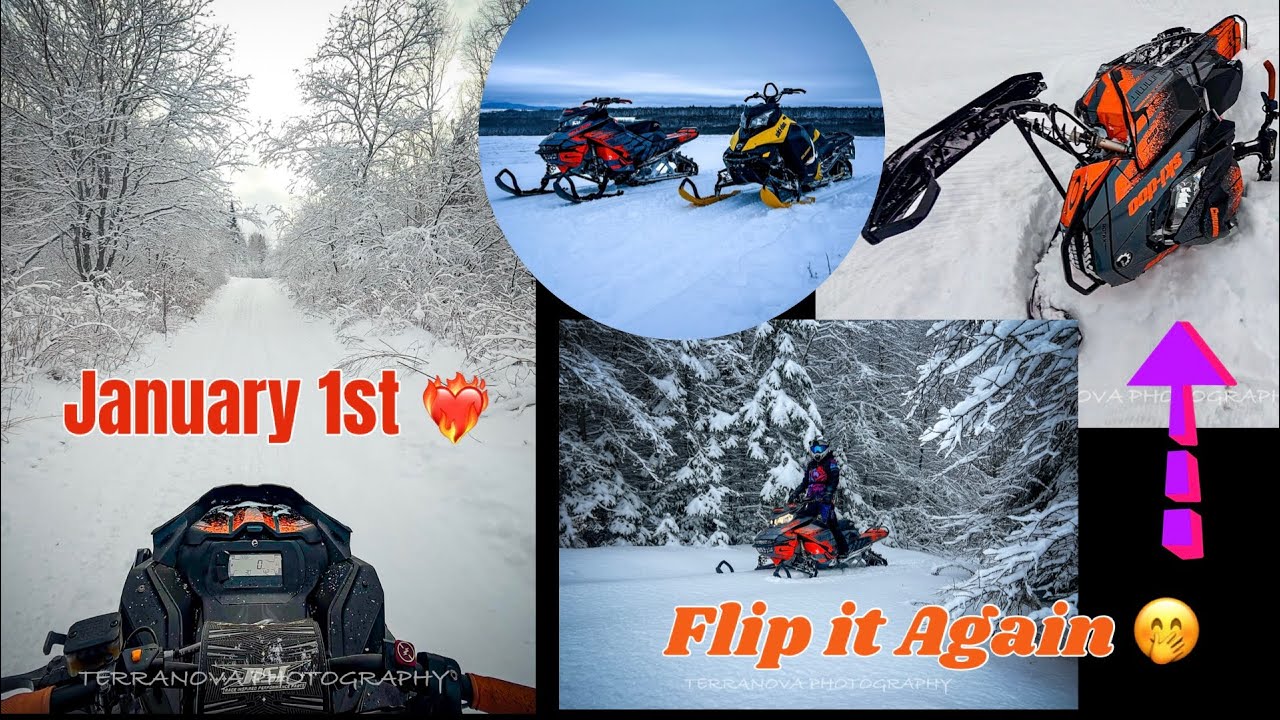 SNOW VLOG | First Snow, Epic Adventure! SKIDOO SUMMIT 850 - TERRANOVA246