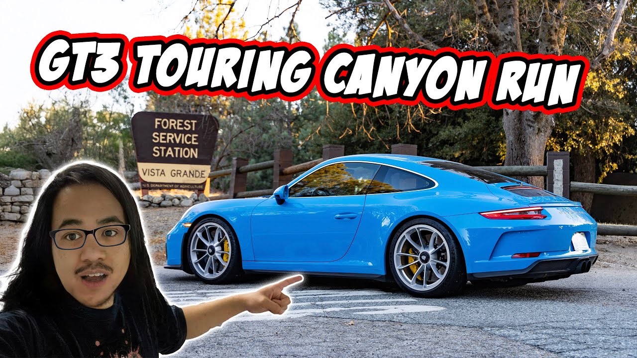 Porsche 911 GT3 Touring Canyon Run + Sharkwerks Exhaust