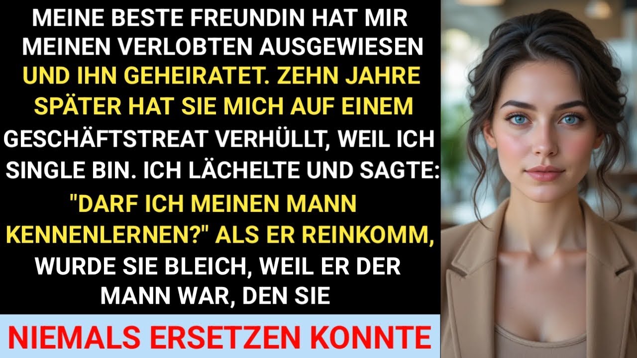 Meine beste Freundin hat mir meinen Verlobten ausgespannt.Zehn Jahre später hat sie mich verspottet