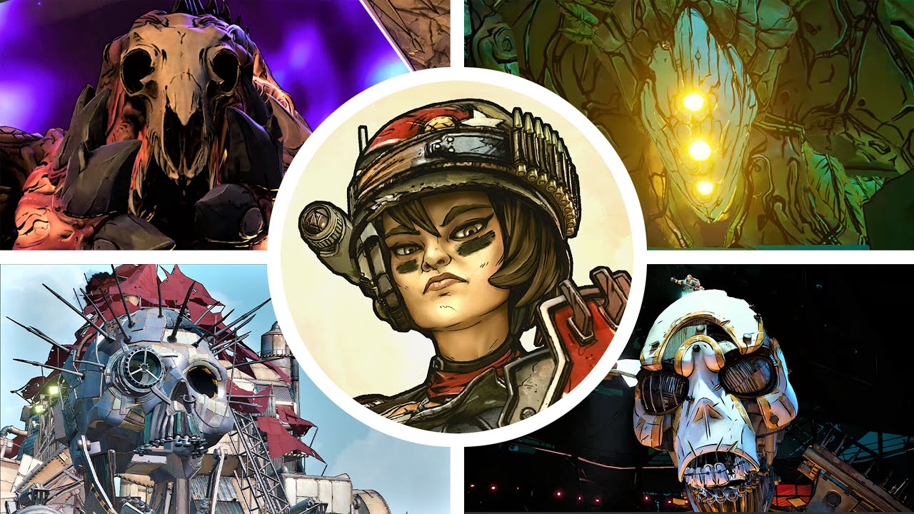 Borderlands 3 - All Bosses with Cutscenes