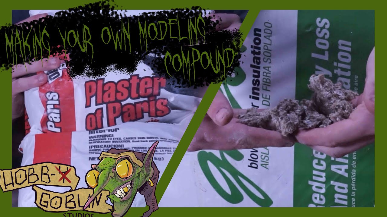 How to Make Modeling Compound Like Luke's APS - Homemade Sculptamold