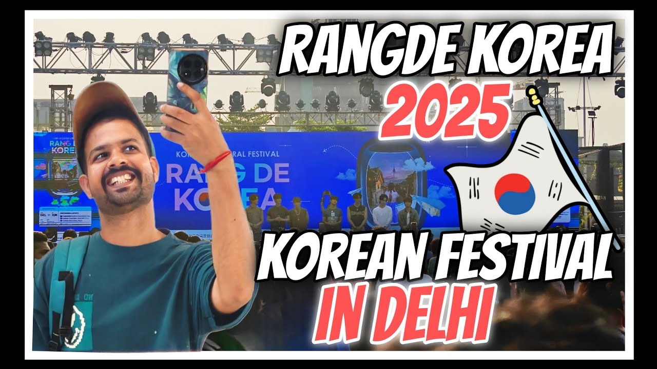 🇰🇷 Korean Festival in delhi 2025 Select city walk saket 