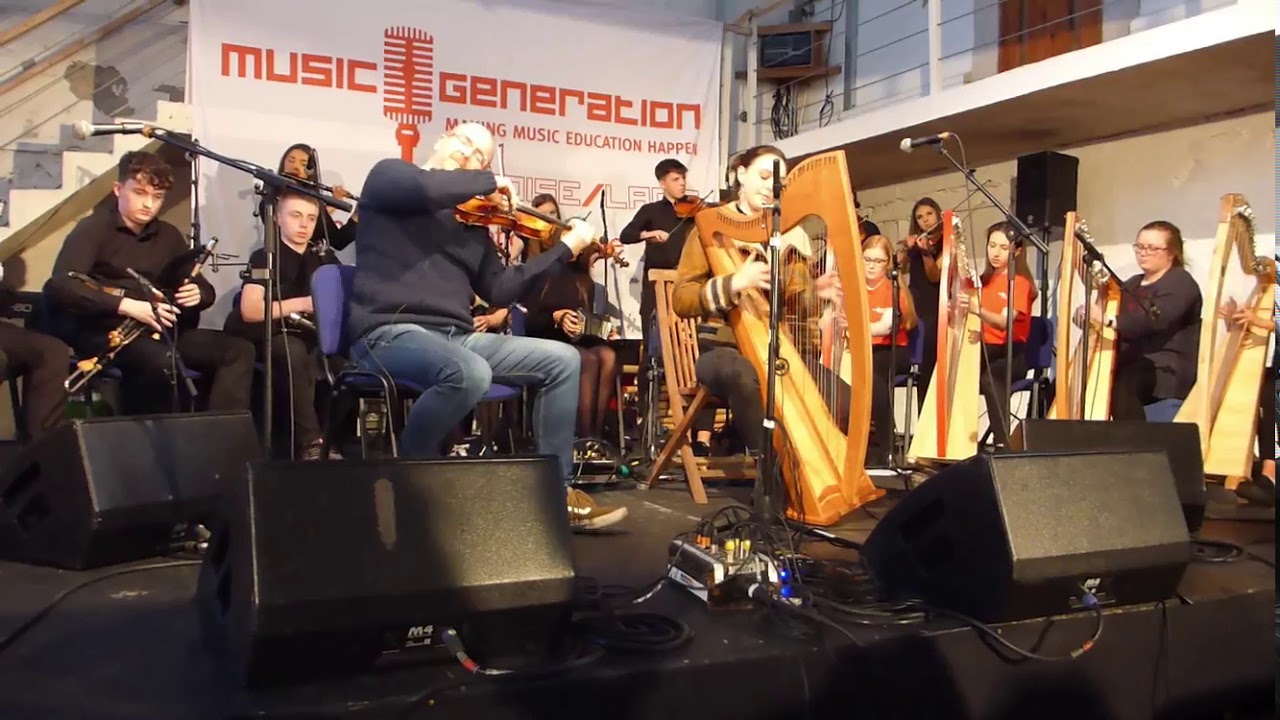 Chris Stout & Catriona McKay with Music Generation Laois.