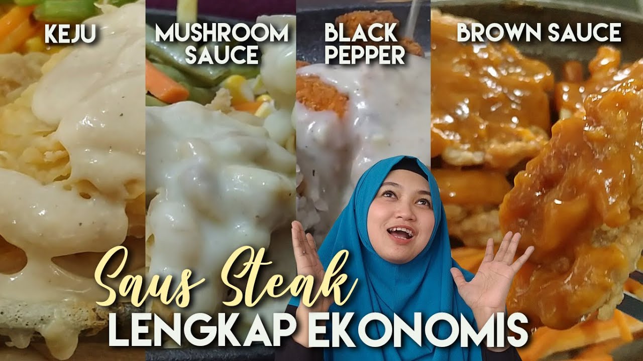 Resep STEAK AYAM ala RESTO ENAK + SAUS LENGKAP BERBAGAI RASA