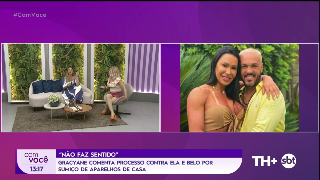 Gracyane comenta sobre envolvimento em processo com Belo - Com Você - 04 03 26