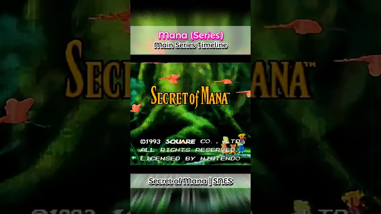 Explore the main timeline of the Mana series! #jrpg #manaseries #finalfantasyadventure #secretofmana