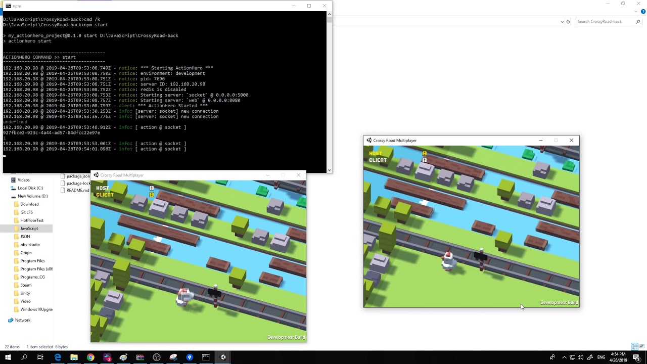 CrossyRoad Multiplayer