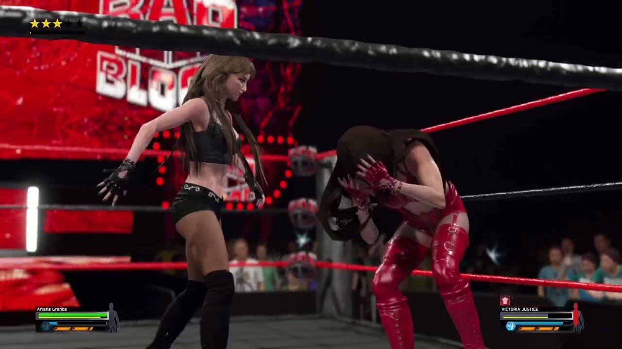 WWE 2K25: Ariana Grande Low blow Death To Victoria Justice