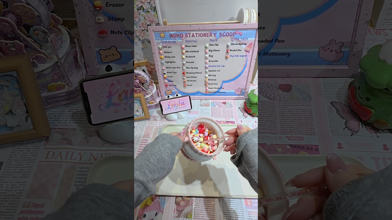 Ещё одно видео для Лейлы 🥰🎂 #идеиподарков #каваи #подарок #luckyscoop #упаковказаказов #канцелярс...
