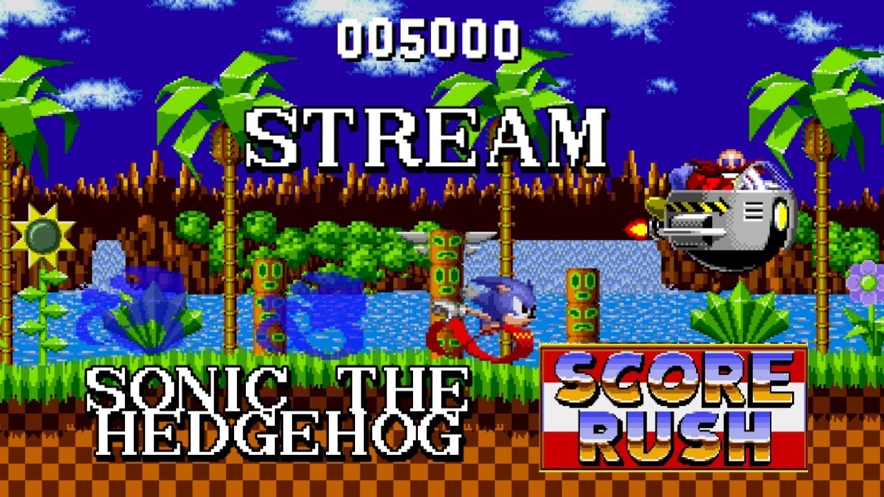 Sonic 1 Score Rush Rom Hack стрим/stream