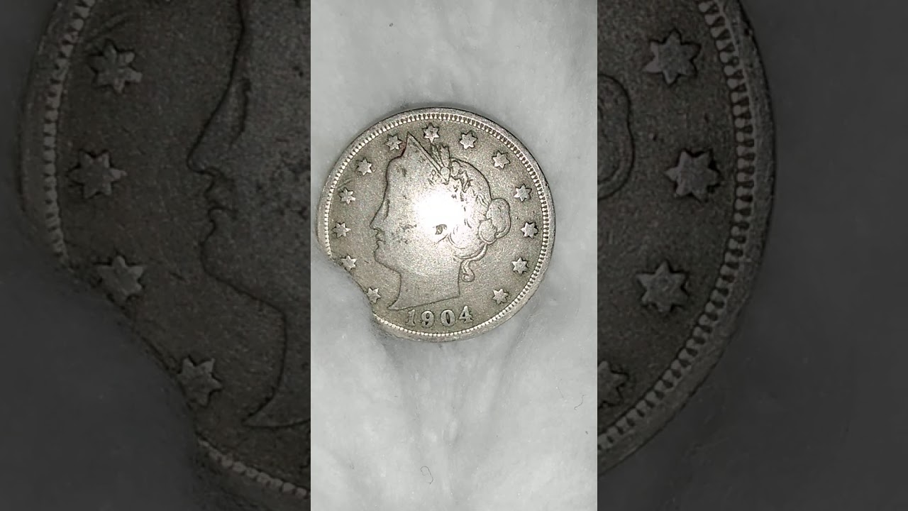 Liberty V Nickel (1904) 116 year old coin