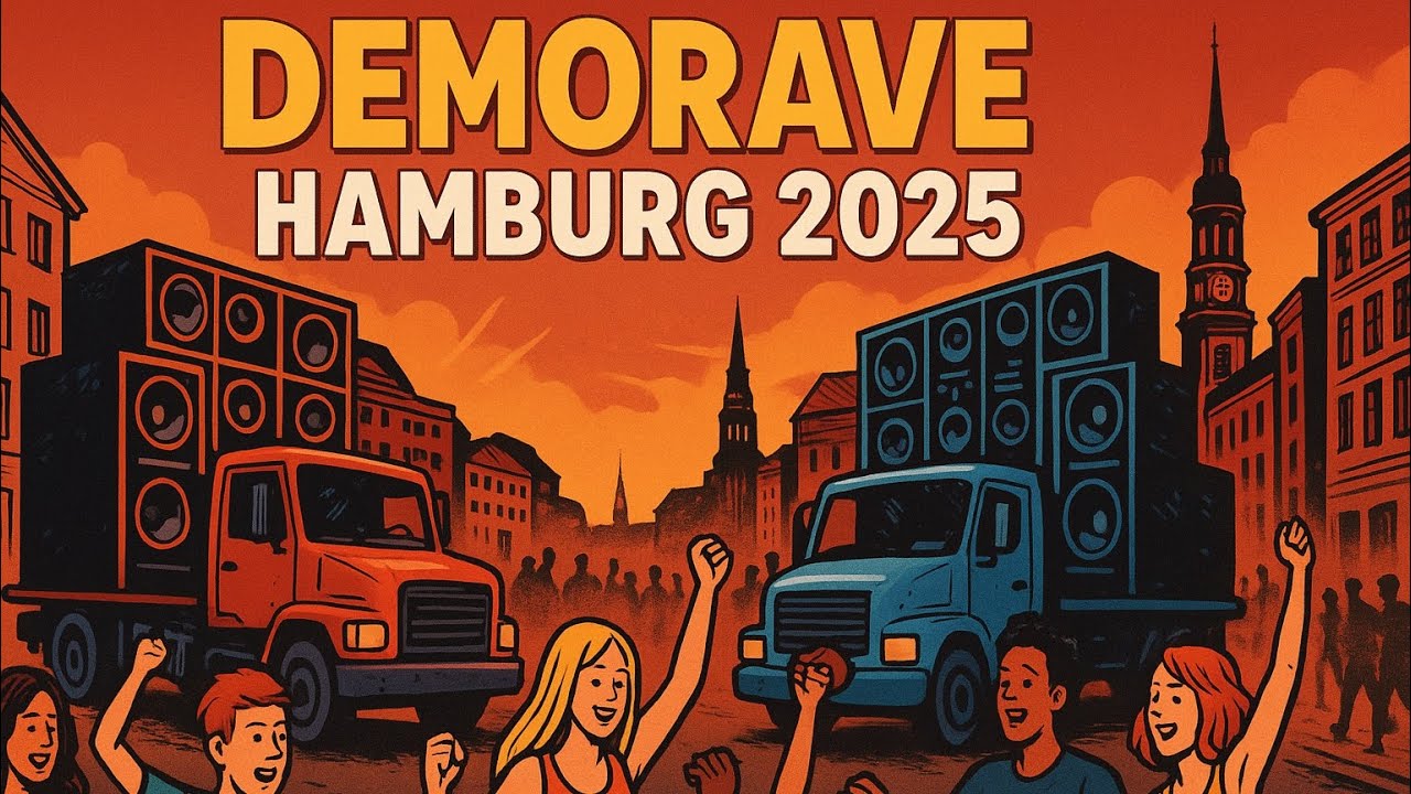 DEMORAVE Hamburg 2025 - Geile Techno Parade!