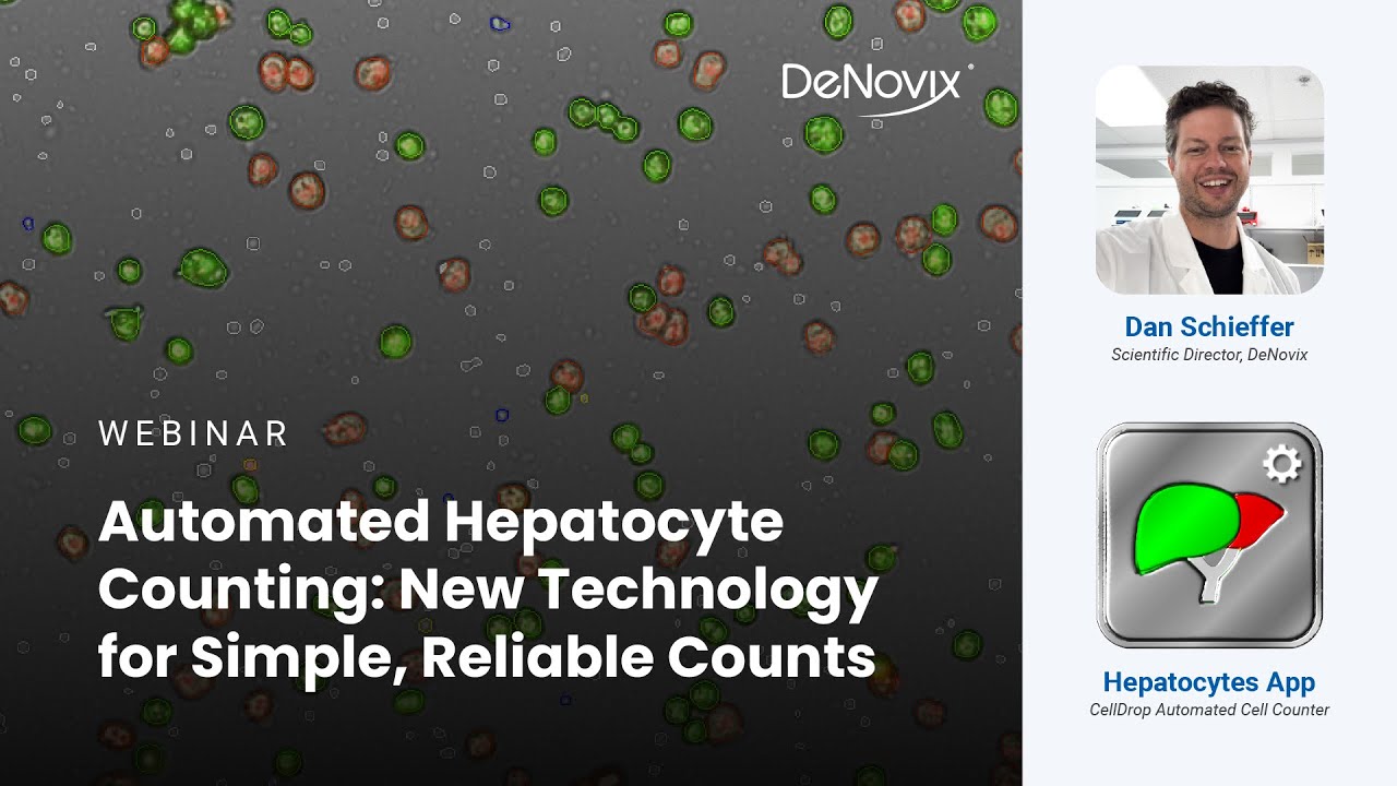 Webinar | Automated Hepatocyte Counting: New Technology for Simple, Reliable Counts