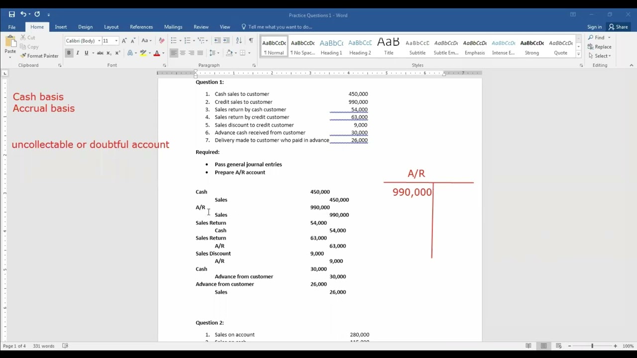 Account receivable Part 1