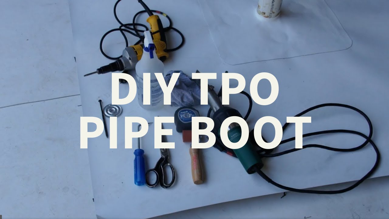 How to Install a TPO Pipe Boot