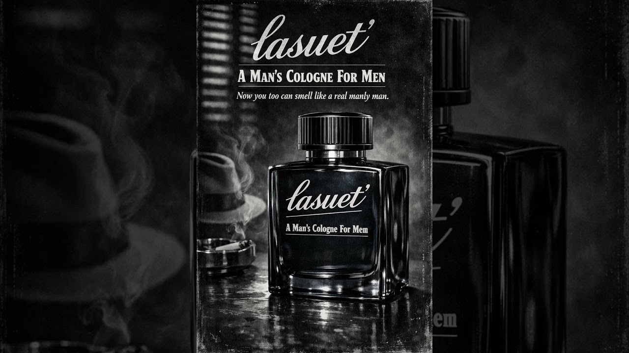 Lasuet’ – A Man’s Cologne For Men - A.I. prompted music based on a fake product based on Roman times