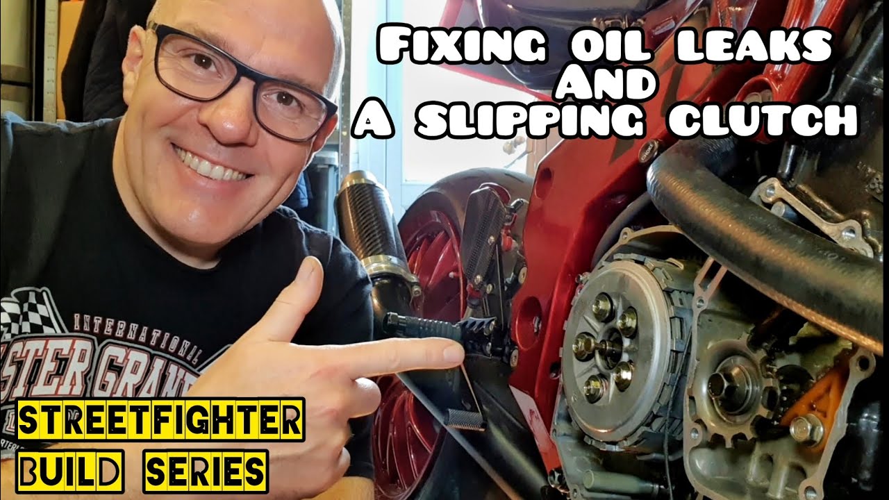 Устранение утечек масла и пробуксовки сцепления — замена сцепления CBR900 — серия Streetfighter B...