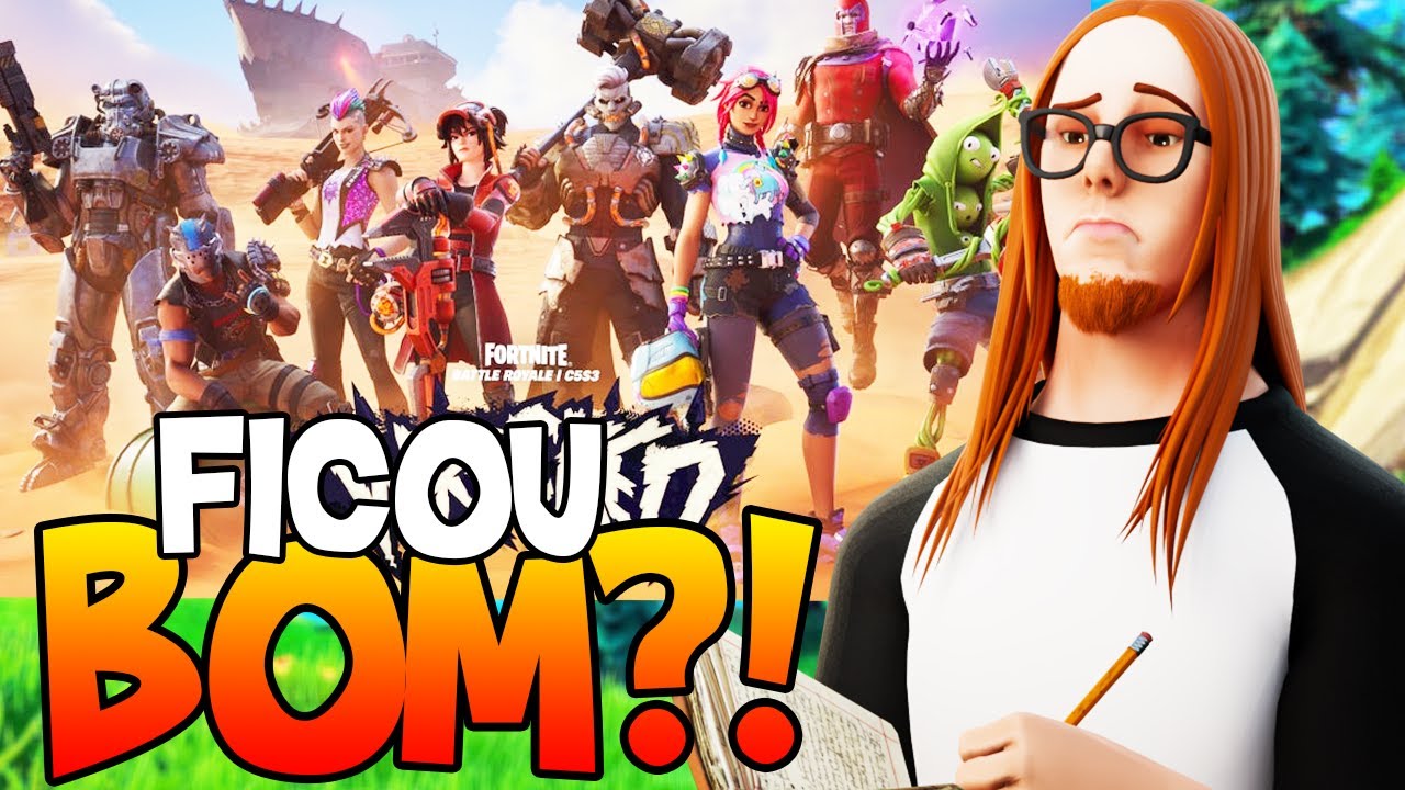 REAGINDO AO NOVO PASSE DE BATALHA! TEMPORADA 3 CAPÍTULO 5 FORTNITE!