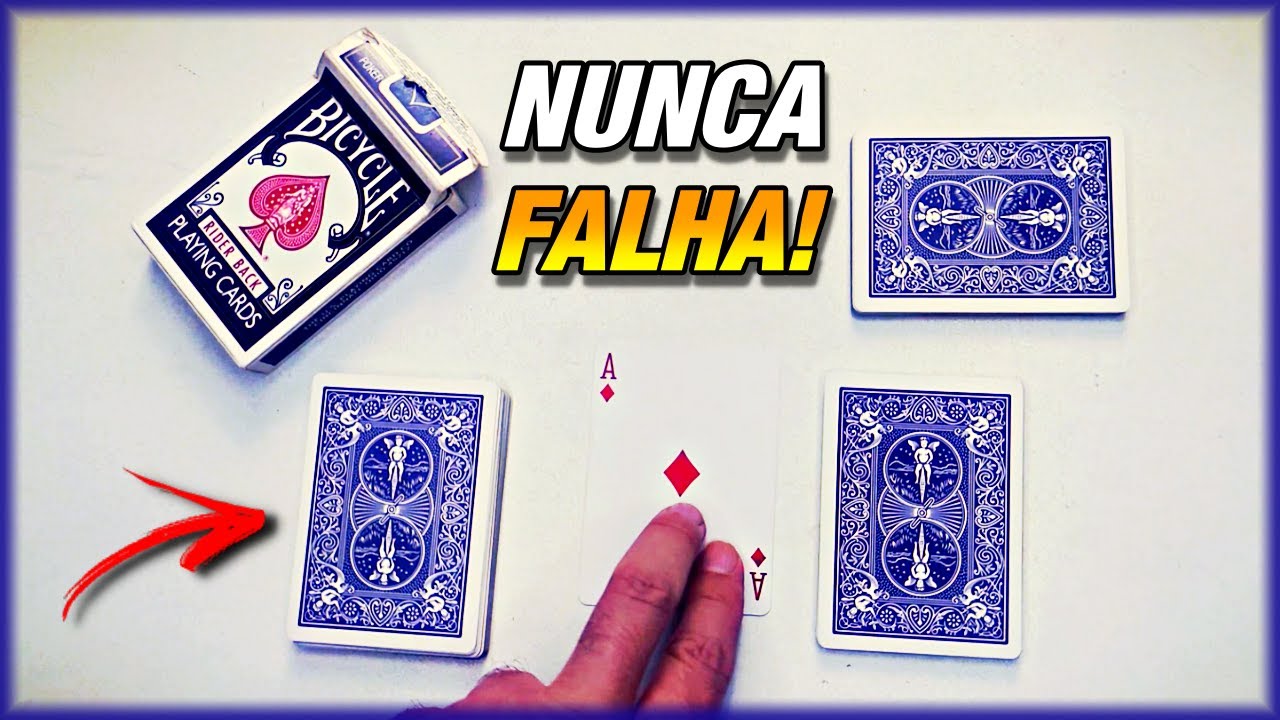 (TUTORIAL) MÁGICA SEM PREPARAÇÃO TOTALMENTE AUTOMÁTICA | Mágica com Baralho Fácil.