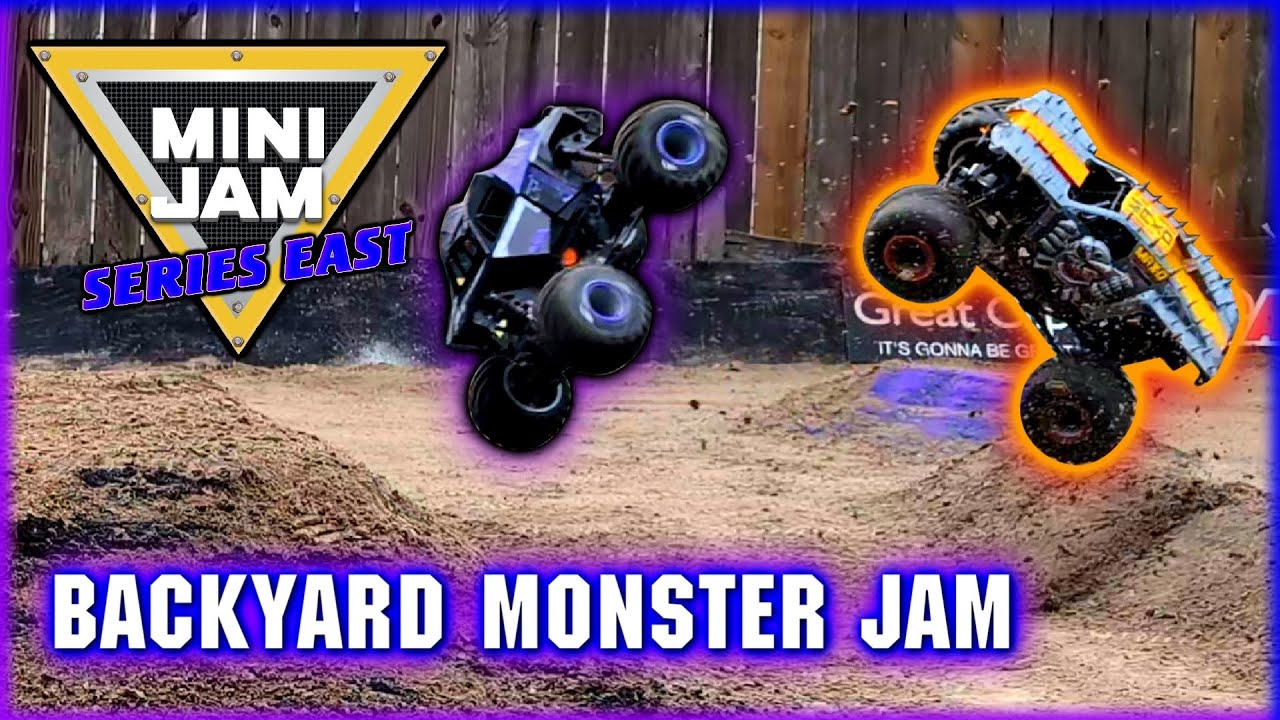 RACING GONE WRONG! Backyard Monster Jam (Mini Jam Series East Show 2)