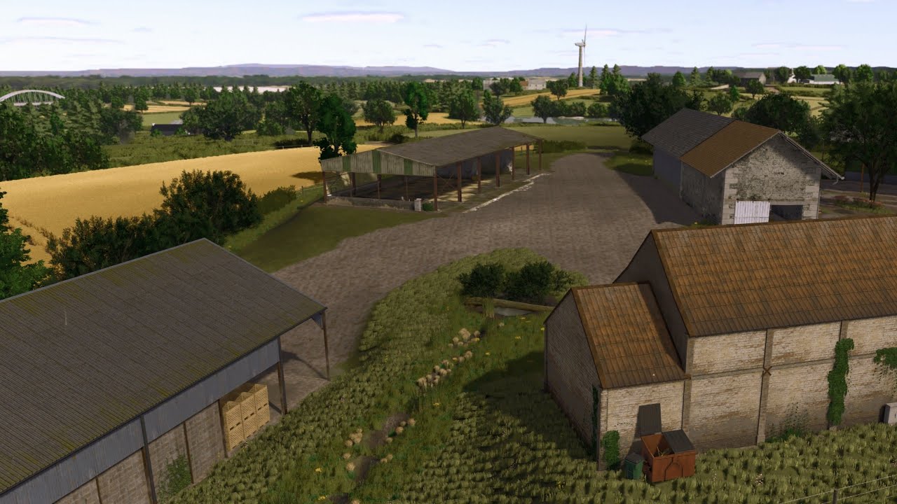 FS25 | Construction d'une ferme MA7 sur Terres d'Auvergne.