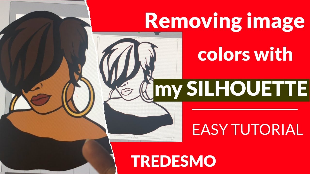 DIY Tutorial! Remove colors from an image using Silhouette Cameo 4. Quick and Easy way to customize!