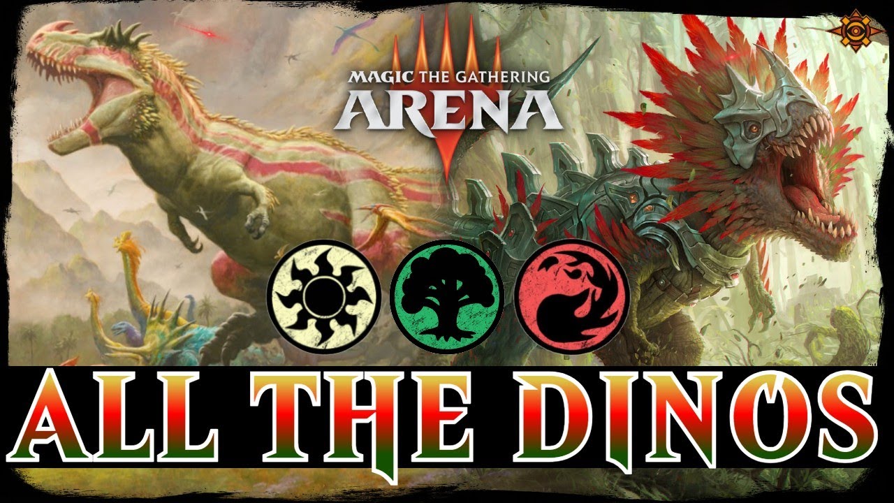 DINO KINGS OF IXALAN | MTG Arena - Naya Dinosaur Stompy Ramp Caverns of Ixalan Standard DECk