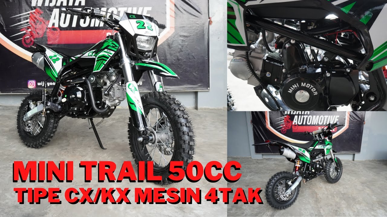 REVIEW MINI TRAIL 50CC 4TAK TIPE CX/KX RING 12/10