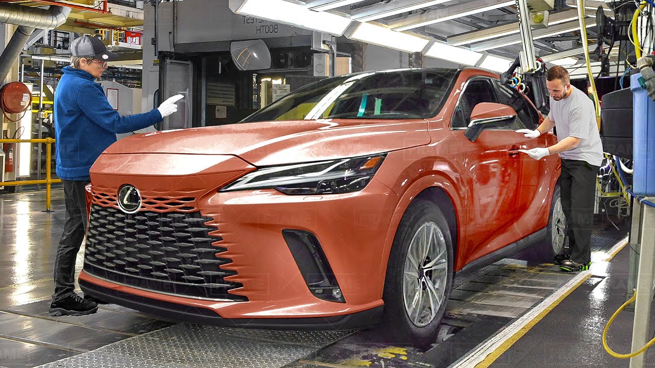 Inside Mega Factory Building the New 2023 Lexus RX