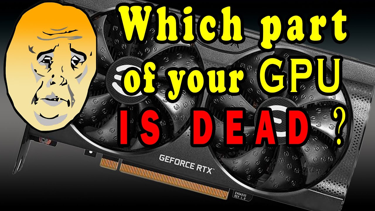 Very dramatic, yet satisfying EVGA 3060Ti repair part 1