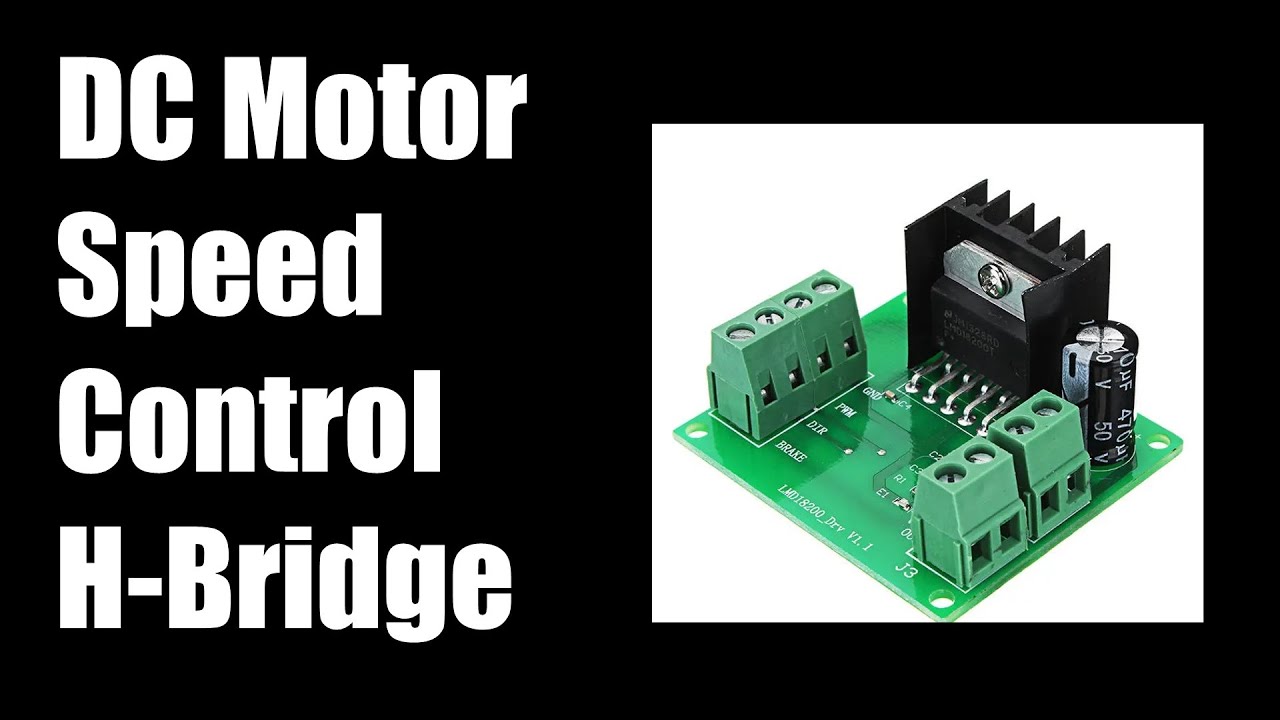 DC Motor Speed Control / H-Bridge / PWM / Scamp FlashForth