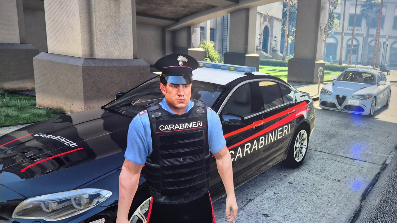 GTA 5 LSDPFR POLIZIA E CARABINIERI IN AZIONE(1)🔥⚡️#lspdfr #gta #mods #edit #polizia #carabinieri