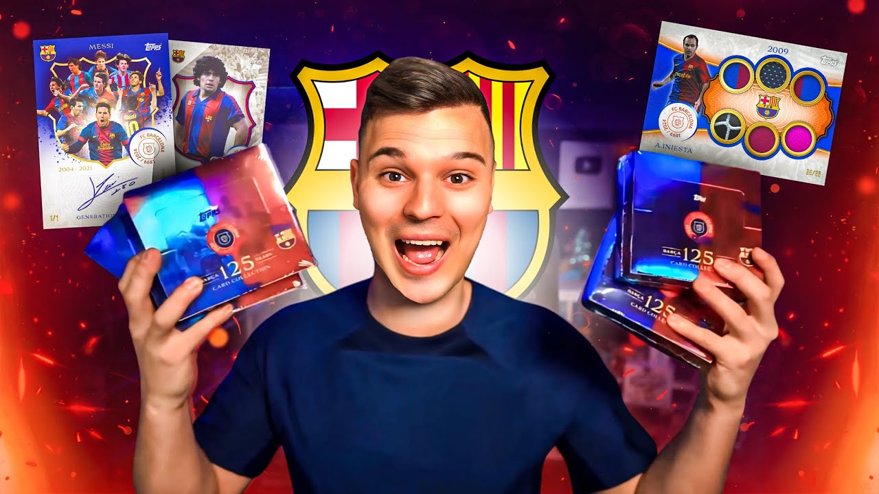 Apertura MASIVA Topps FC Barcelona 125 Years Anniversary Hobby Box 2025