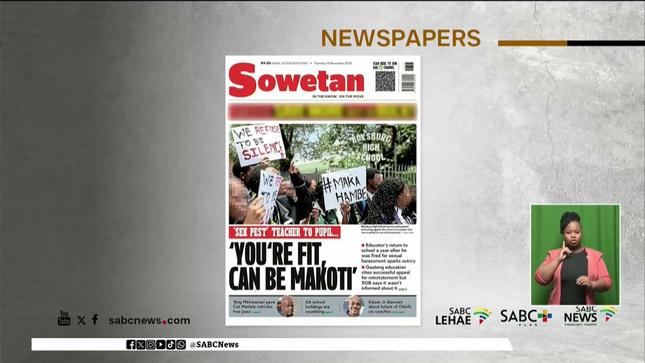Newspapers I 13 November 2025