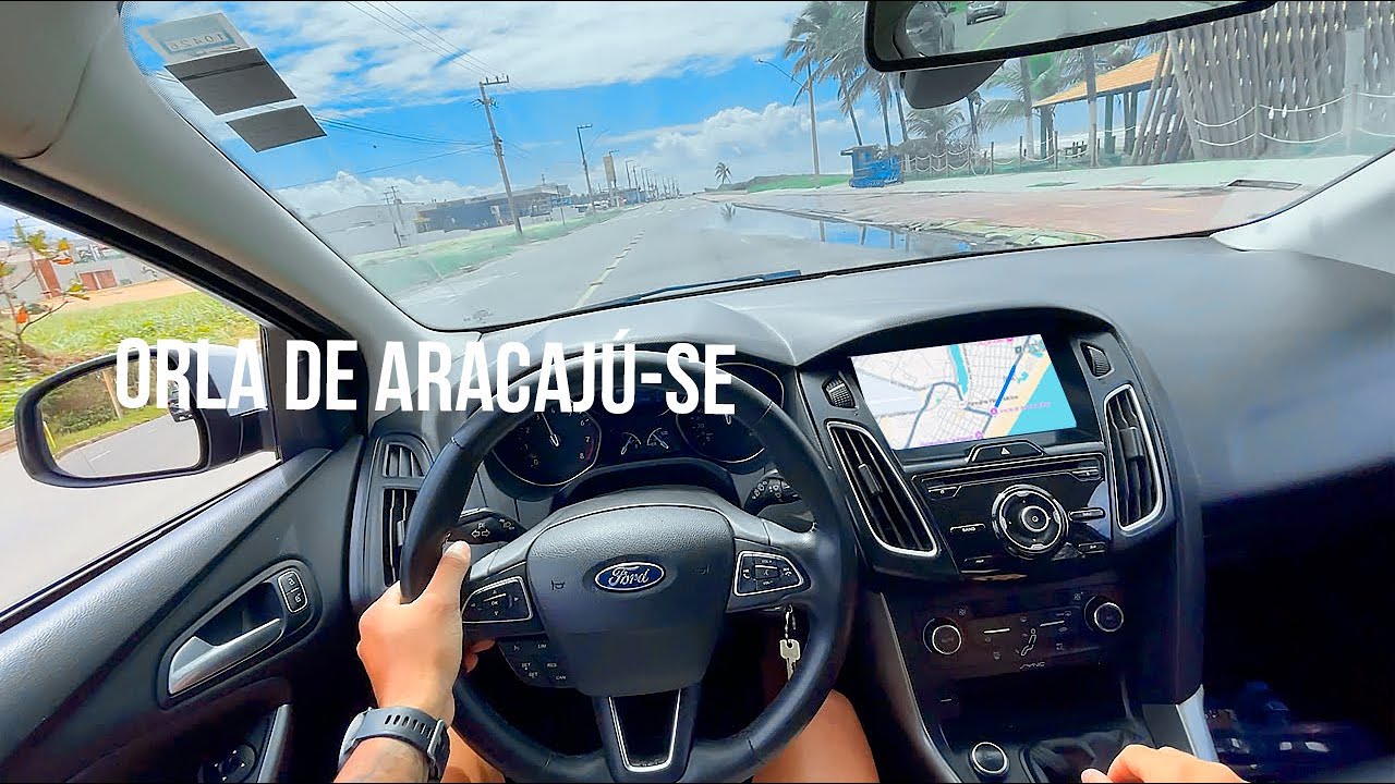 POV: DESCOBRINDO A ORLA DE ARACAJÚ DE CARRO 🔥🏝️ A MAIOR ORLA DO BRASIL