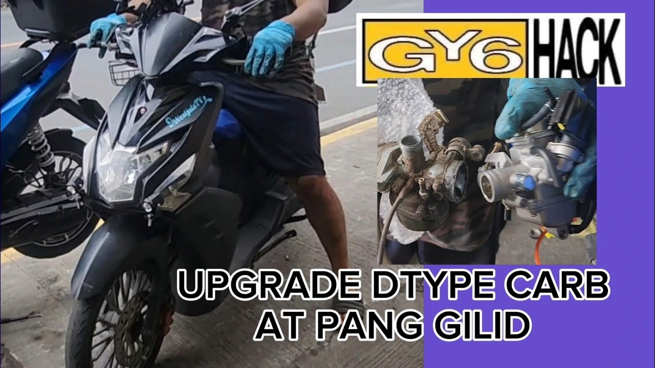 Rusi Gala Upgrade dtype carb at pang gilid l GY6 hack l Performance review