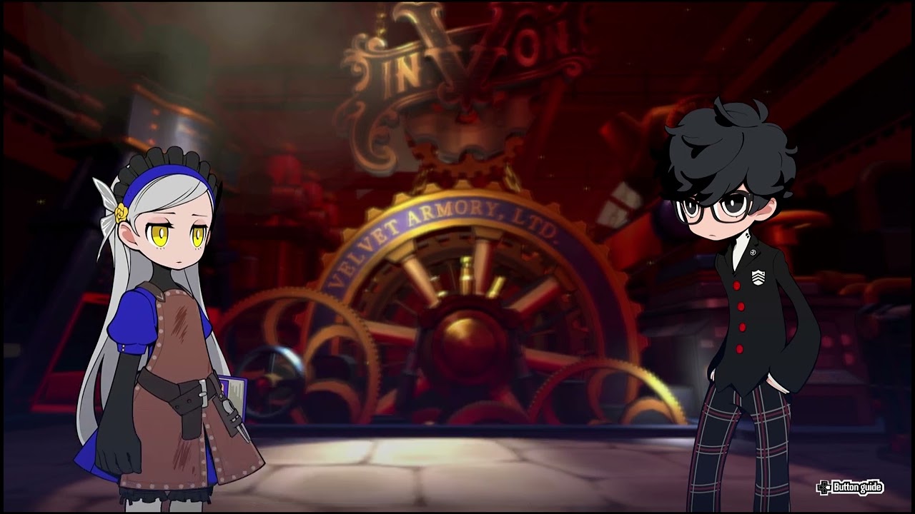 Persona 5 Tactica - Joker Trolling Lavenza Easter Egg