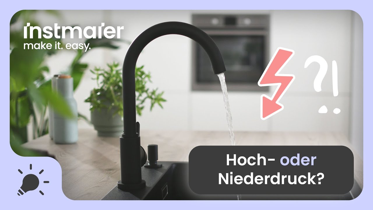 Unterschied zwischen Hochdruck und Niederdruck Armatur