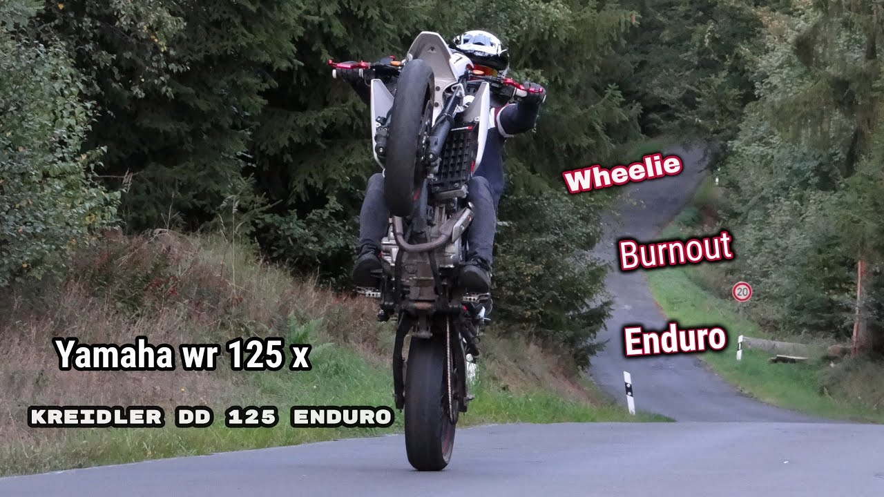 Yamaha wr 125 x & Kreidler dd 125 Enduro │ Wheelies/Enduro