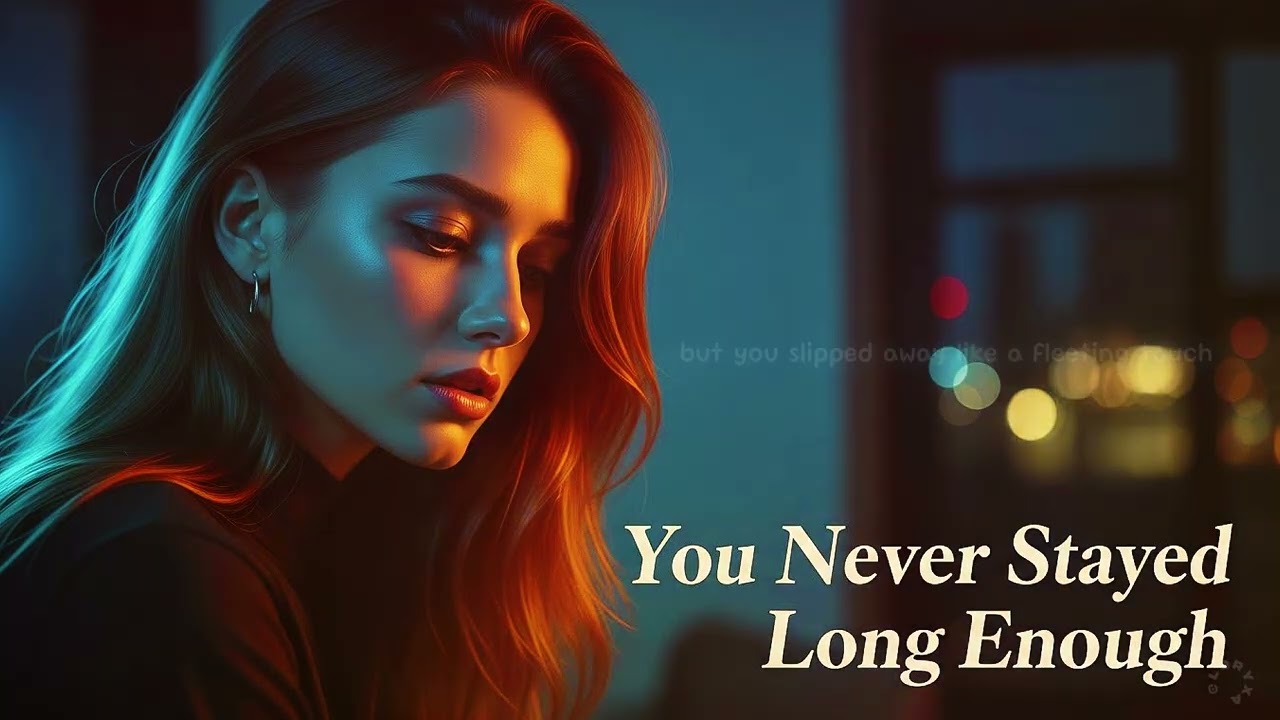You Never Stayed Long Enough &ndash; Loryxa (Official Lyrics Video) | Emotional Breakup Song | Pop Ballad