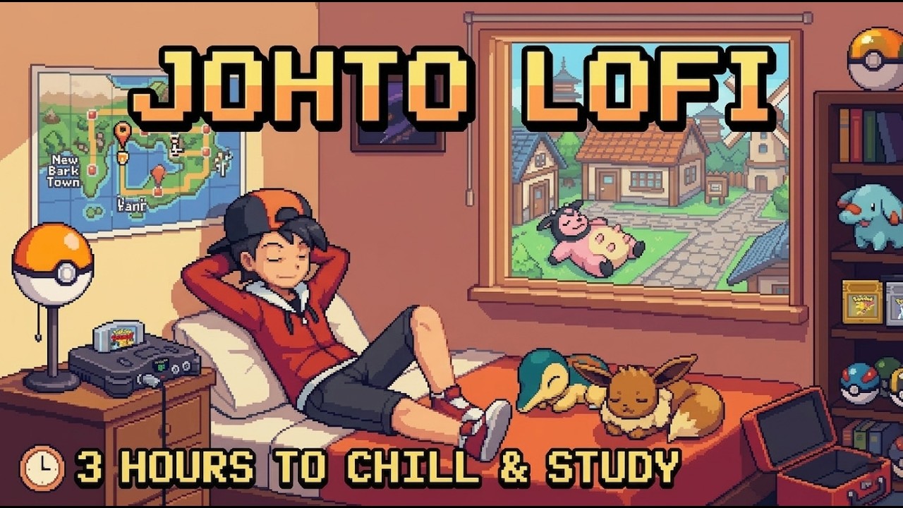The Entire Johto Journey: 3-Hour Pok&eacute;mon Lofi [30th Anniversary Special]