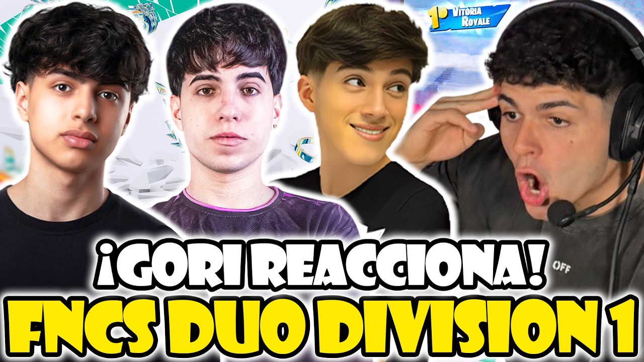 GORILON REACCIONA A LA FNCS DIVISION 1🏆K1NG, LEWA, RANDU, GONZALITO Y MAS | TORNEO COMPLETO